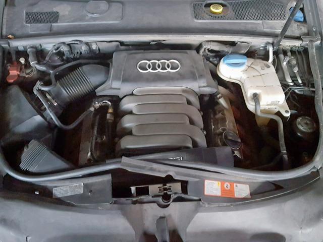 WAUDH74F28N173709 - 2008 AUDI A6 3.2 QUA SILVER photo 7