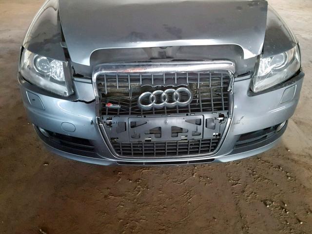 WAUDH74F28N173709 - 2008 AUDI A6 3.2 QUA SILVER photo 9