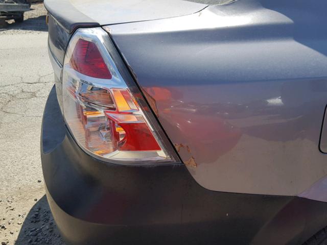 KL1TD5DE4AB050840 - 2010 CHEVROLET AVEO LS GRAY photo 9