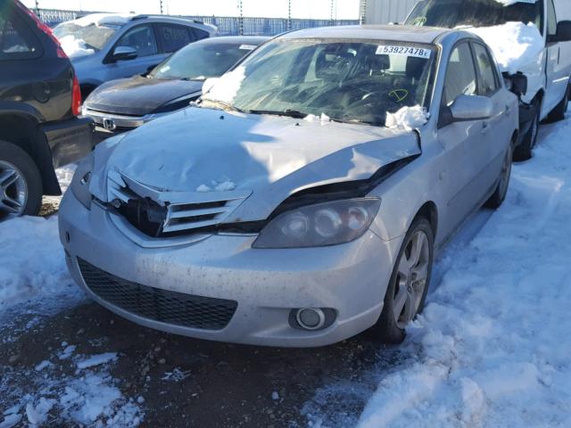 JM1BK143661452230 - 2006 MAZDA 3 HATCHBAC SILVER photo 2