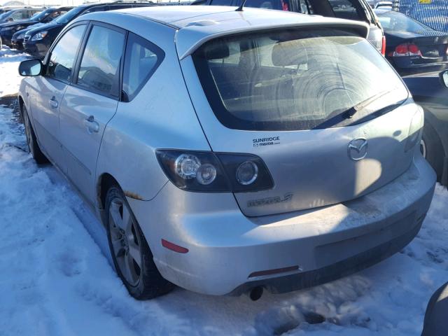 JM1BK143661452230 - 2006 MAZDA 3 HATCHBAC SILVER photo 3