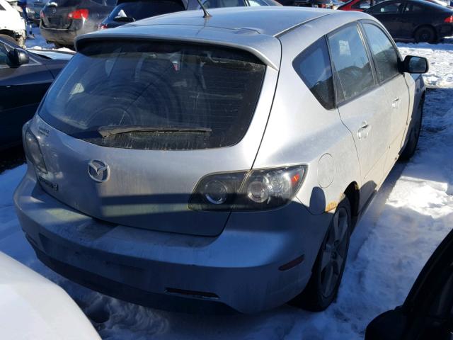 JM1BK143661452230 - 2006 MAZDA 3 HATCHBAC SILVER photo 4