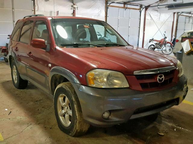 4F2CZ96115KM56785 - 2005 MAZDA TRIBUTE S MAROON photo 1