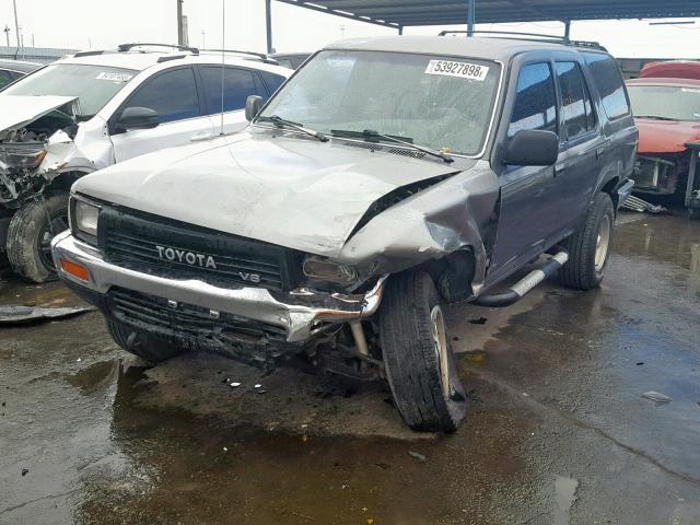 JT3VN39W9L0042210 - 1990 TOYOTA 4RUNNER VN GRAY photo 2