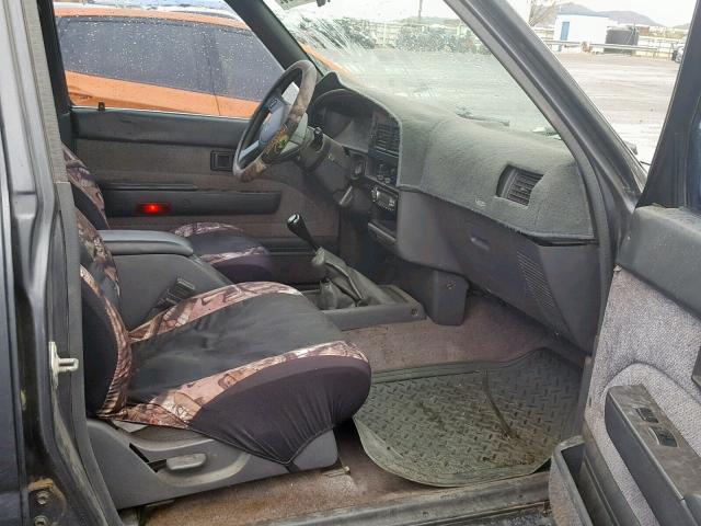 JT3VN39W9L0042210 - 1990 TOYOTA 4RUNNER VN GRAY photo 5