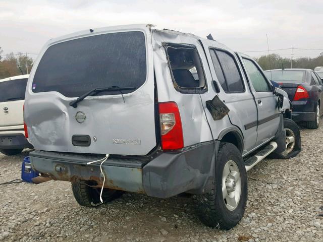 5N1ED28T63C635033 - 2003 NISSAN XTERRA XE SILVER photo 4