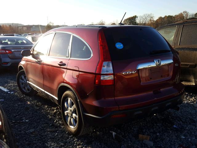 5J6RE387X9L034724 - 2009 HONDA CR-V EXL RED photo 3