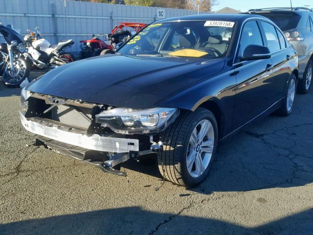 WBA8E5C3XHK388908 - 2017 BMW 328 D BLACK photo 2