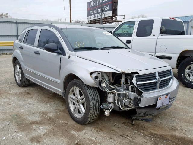 1B3HB48B57D575970 - 2007 DODGE CALIBER SX SILVER photo 1