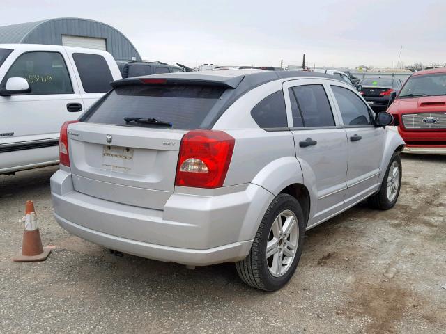 1B3HB48B57D575970 - 2007 DODGE CALIBER SX SILVER photo 4