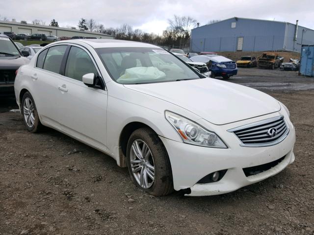 JN1CV6AR3BM412099 - 2011 INFINITI G37 WHITE photo 1