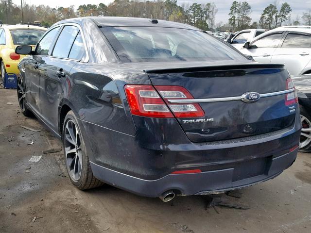 1FAHP2E92FG176989 - 2015 FORD TAURUS SEL BLACK photo 3