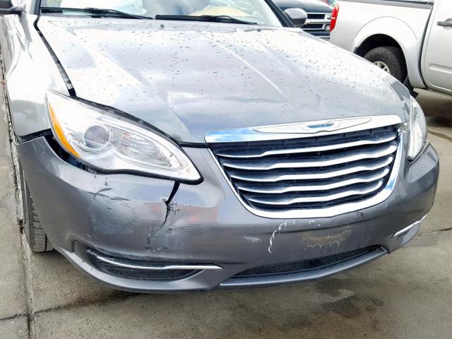 1C3BC2EB9BN599643 - 2011 CHRYSLER 200 TOURIN GRAY photo 9