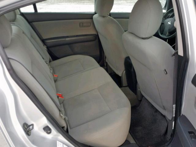 3N1AB6AP0BL694923 - 2011 NISSAN SENTRA 2.0 SILVER photo 6