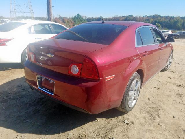 1G1ZC5E12BF304761 - 2011 CHEVROLET MALIBU 1LT RED photo 4