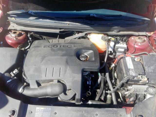 1G1ZC5E12BF304761 - 2011 CHEVROLET MALIBU 1LT RED photo 7