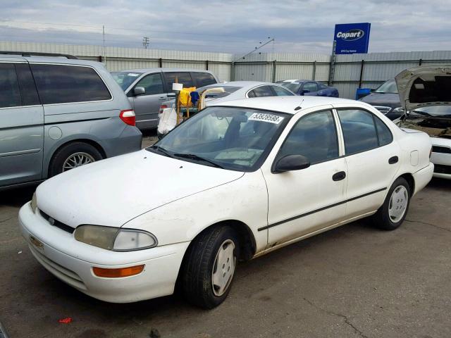 1Y1SK5263VZ425552 - 1997 GEO PRIZM BASE თეთრი ფოტო 2