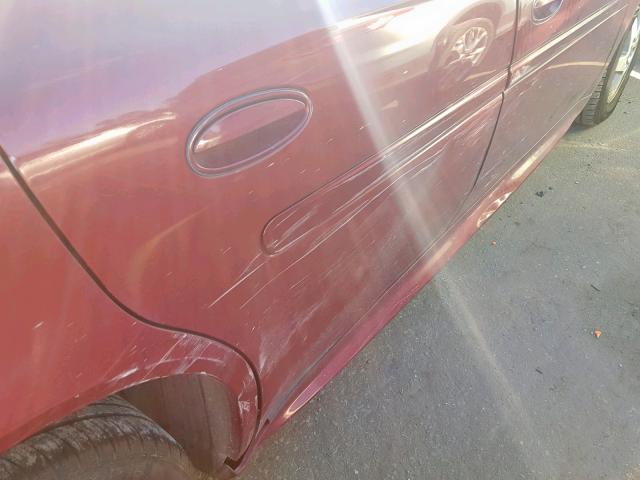 2G2WS522141323939 - 2004 PONTIAC GRAND PRIX RED photo 9