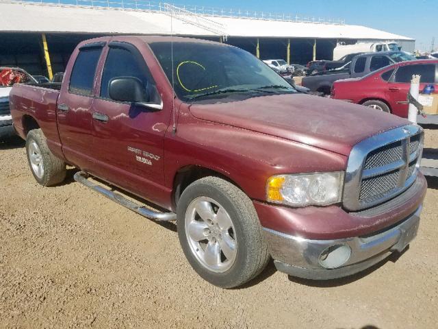 1D7HA18N43S120761 - 2003 DODGE RAM 1500 S BURGUNDY photo 1