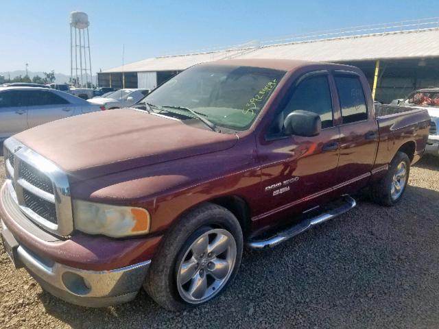 1D7HA18N43S120761 - 2003 DODGE RAM 1500 S BURGUNDY photo 2