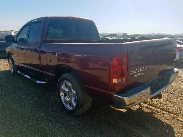 1D7HA18N43S120761 - 2003 DODGE RAM 1500 S BURGUNDY photo 3