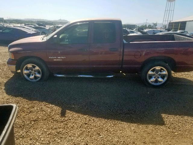 1D7HA18N43S120761 - 2003 DODGE RAM 1500 S BURGUNDY photo 9