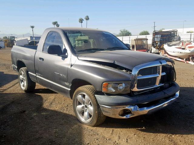 1D7HA16K23J660219 - 2003 DODGE RAM 1500 S GRAY photo 1