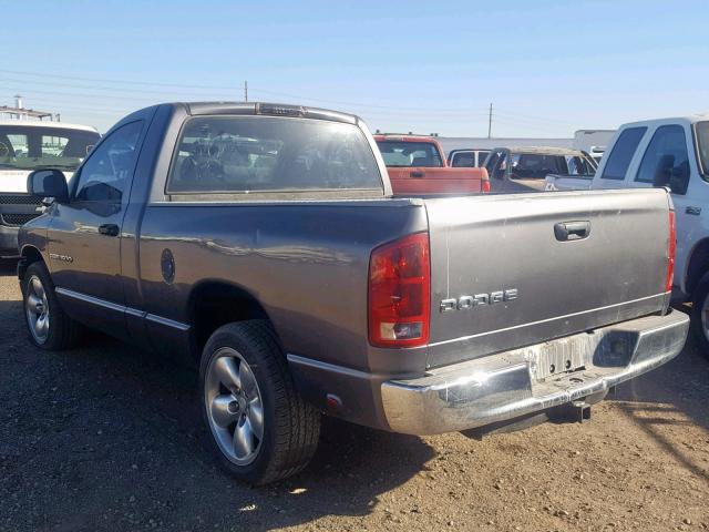 1D7HA16K23J660219 - 2003 DODGE RAM 1500 S GRAY photo 3