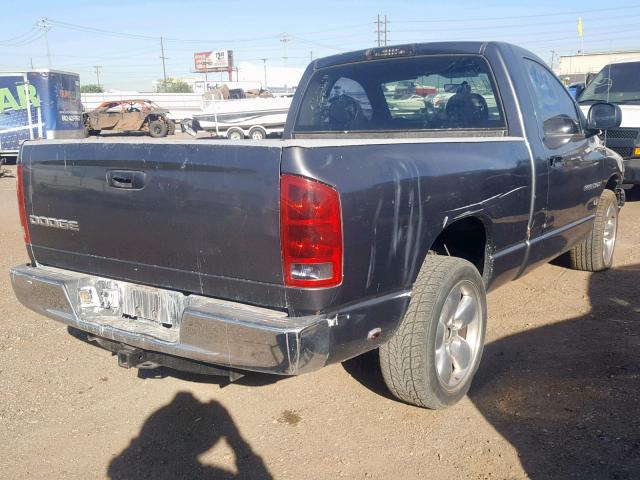 1D7HA16K23J660219 - 2003 DODGE RAM 1500 S GRAY photo 4