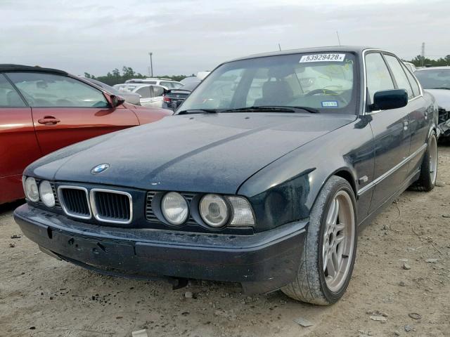 WBAHE5327SGA64349 - 1995 BMW 540 I GREEN photo 2