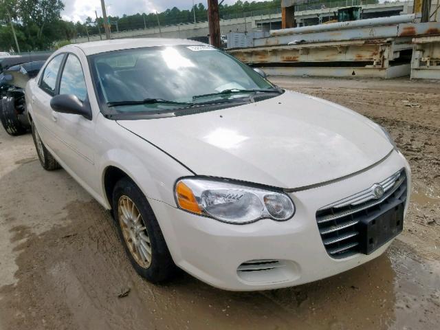 1C3EL46TX4N172331 - 2004 CHRYSLER SEBRING LX WHITE photo 1