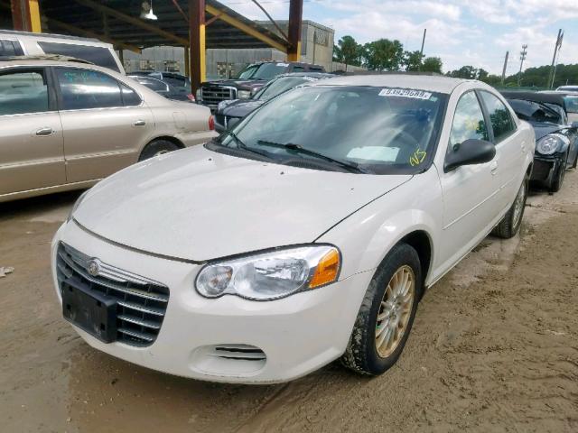 1C3EL46TX4N172331 - 2004 CHRYSLER SEBRING LX WHITE photo 2