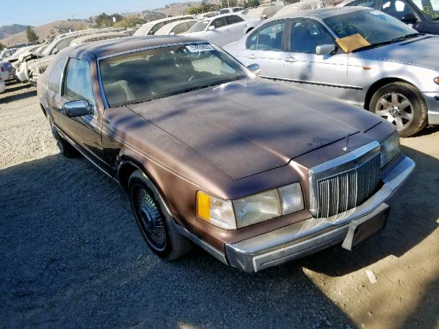 1LNBM91F0HY625981 - 1987 LINCOLN MARK VII BROWN photo 1