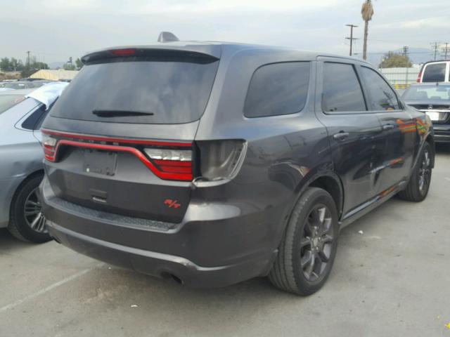 1C4SDHCT3FC127382 - 2015 DODGE DURANGO R/ GRAY photo 4