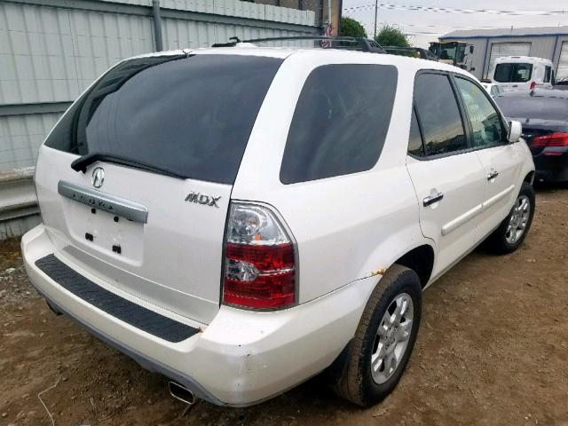 2HNYD18926H522448 - 2006 ACURA MDX TOURIN WHITE photo 4