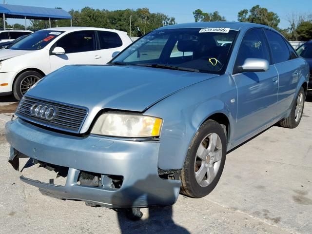 WAULT64B32N048808 - 2002 AUDI A6 3.0 QUA BLUE photo 2