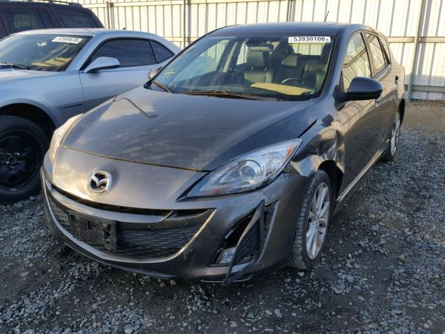 JM1BL1H61A1240751 - 2010 MAZDA 3 S GRAY photo 2