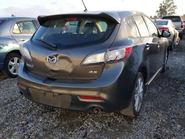 JM1BL1H61A1240751 - 2010 MAZDA 3 S GRAY photo 4