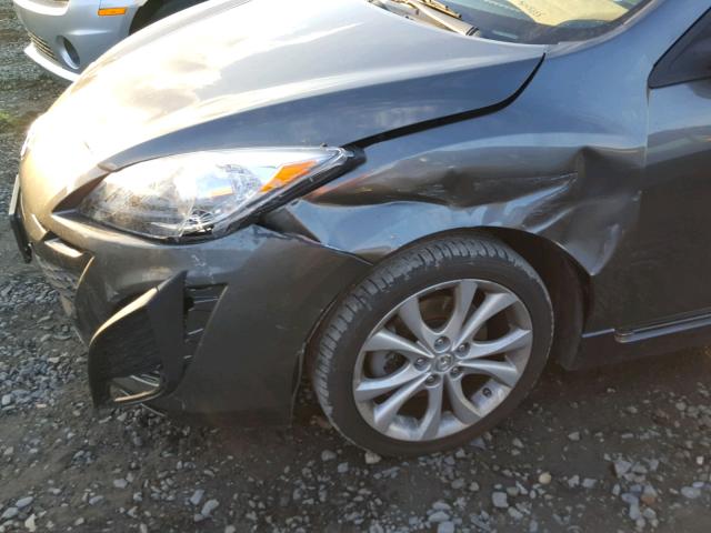 JM1BL1H61A1240751 - 2010 MAZDA 3 S GRAY photo 9