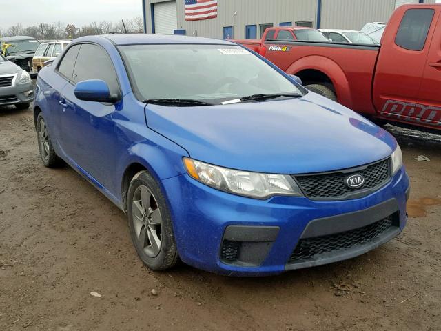 KNAFU6A28C5597839 - 2012 KIA FORTE EX BLUE photo 1