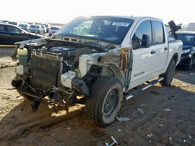 1N6BA0EC9FN515175 - 2015 NISSAN TITAN S WHITE photo 2