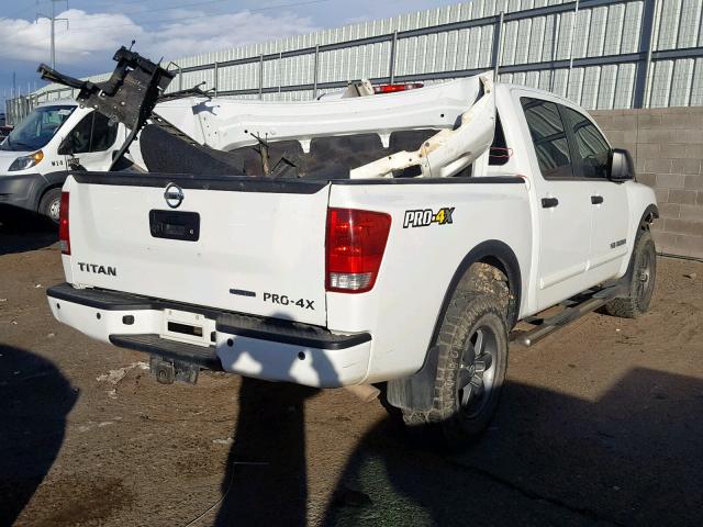 1N6BA0EC9FN515175 - 2015 NISSAN TITAN S WHITE photo 4