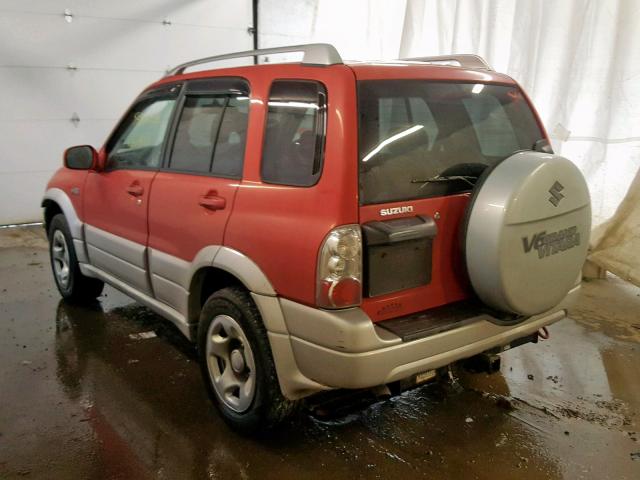 JS3TD62V844104085 - 2004 SUZUKI GRAND VITA RED photo 3