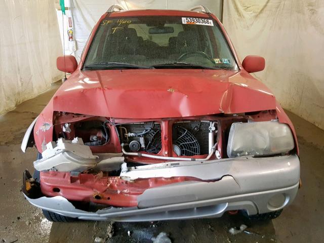 JS3TD62V844104085 - 2004 SUZUKI GRAND VITA RED photo 7