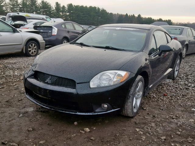 4A3AK24F99E028420 - 2009 MITSUBISHI ECLIPSE GS BLACK photo 2