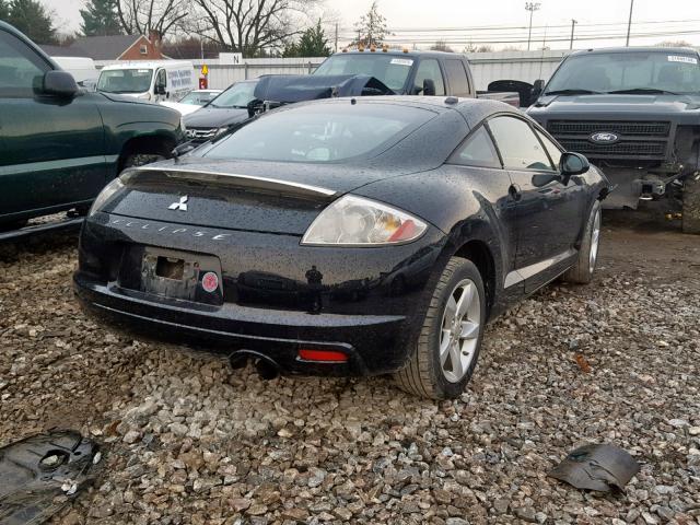 4A3AK24F99E028420 - 2009 MITSUBISHI ECLIPSE GS BLACK photo 4