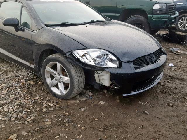 4A3AK24F99E028420 - 2009 MITSUBISHI ECLIPSE GS BLACK photo 9