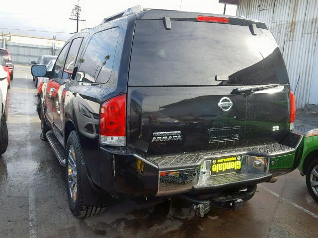 5N1AA08A84N734517 - 2004 NISSAN ARMADA SE BLACK photo 3