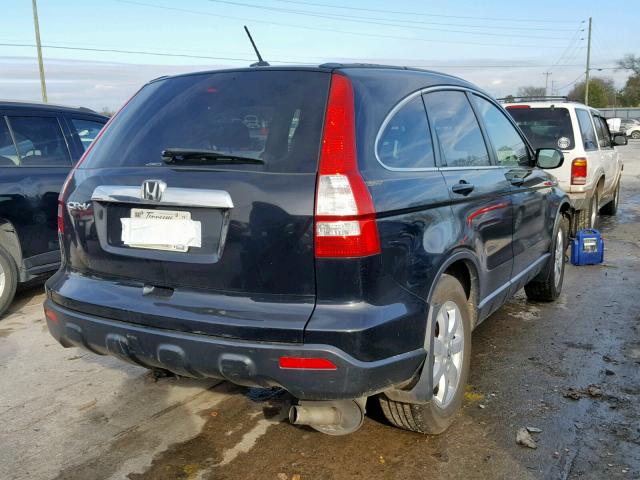 JHLRE48767C063777 - 2007 HONDA CR-V EXL BLACK photo 4