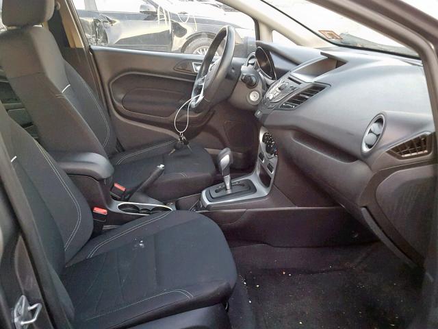 3FADP4BJ6EM130711 - 2014 FORD FIESTA SE GRAY photo 5